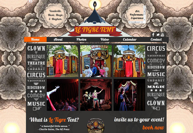 Agrega Galerías Animadas Le Tigre Tent