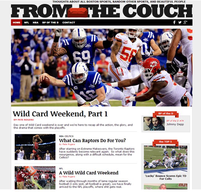 From the Couch Sports From the Couch Sports